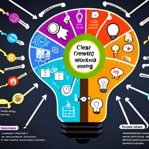 Home 17 **
A vibrant, colorful Mind Map showing "Learning & Working" as the central topic. Branches extend out with keywords like "Clear Overview," "Memory," and "Creativity," each with relevant icons (e.g., a lightbulb for creativity, a magnifying glass for overview). The Mind Map is neatly organized and visually appealing, demonstrating its effectiveness as a learning tool.
**