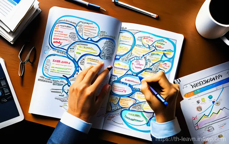 마인드맵을 통해 팀의 목표 공유하기 - Here are three detailed image generation prompts in English, designed to capture the essence of your... 마인드맵을 통해 팀의 목표 공유하기 - Here are three detailed image generation prompts in English, designed to capture the essence of your...