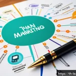 Home 23 마인드맵을 활용한 발표 자료 제작하기 - A vibrant and detailed digital mind map focused on “Online Marketing Strategies,” centered with the ...