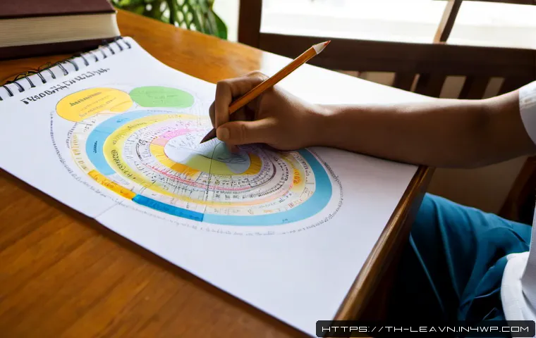 Home 17 마인드맵을 활용한 나만의 공부법 만들기 - Photorealistic Thai university student creating a personal study method with a colorful hand-drawn m...